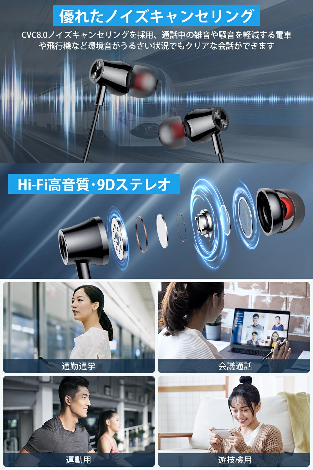 次世代ネックバンド型 イヤホンイヤホン Bluetooth5.3 Bluetooth 首掛け イヤホン ネックバンド ワイヤレスイヤホン 首掛け イヤホン スポーツ防水 IPX7防水