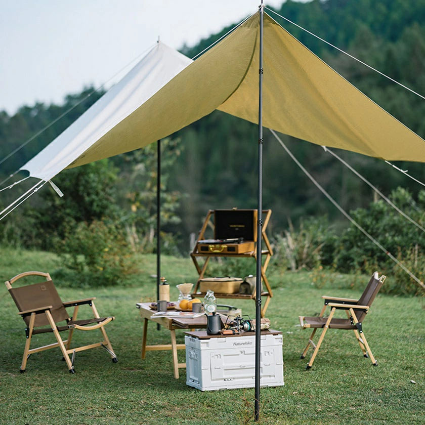 DOBEN テントポール 軽量 カーボン製テントポール 2本セット タープポール 無段階調節 210cm