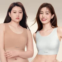 和装ブラ ハーフタンクトップ式 ノンワイヤーブラ 着物ブラ シームレスブラ 補整 下着 肌着 通気性 胸つぶし 胸を小さく見せるブラ
