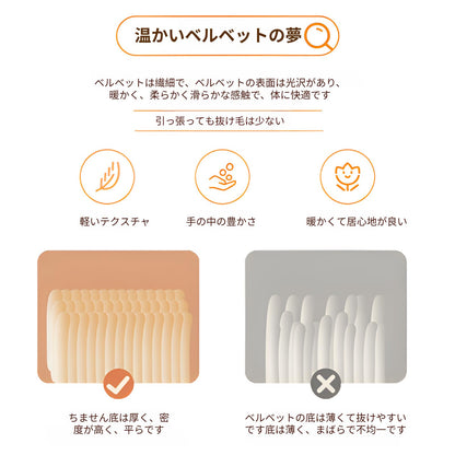 枕カバー ラビットファー 2PCSセット ピローケース もこもこ かわいい フランネル 48×74cm 秋冬用 暖かい 毛布 枕ケース 柔らかい 洗える お手入れ簡単 インテリア 寒さ対策