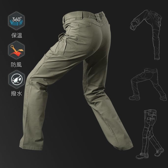 トレッキングパンツ メンズ アウトドア 登山 ズボン コンバットカーゴパンツ 高性能裏起毛ワークパンツ