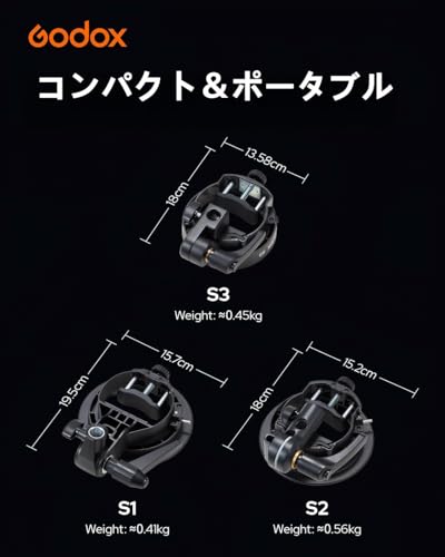 S3ブラケット Bowensマウント対応 S2 アップグレード版 軽量コンパクト S型フラッシュホルダー