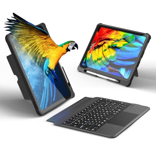 ipad ケース 第9世代 キーボード JIS日本語配列 10.5＆10.2インチ 人間工学 ipad キーボード 第9世代 無階段調整スタンド付き iPadAir3/Pro 10.5インチに対応