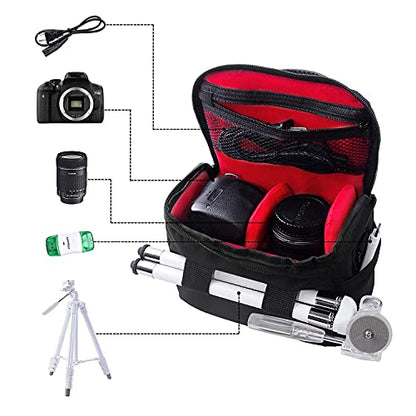 一眼レフカメラバッグ ミラーレスカメラ デジカメ一眼レフカメラケース アウトドア Sサイズ ナイロン素材防水