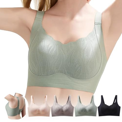 シームレスブラ 垂れ乳防止【安定感UP・強いサポート力】脇高設計 揺れない 締め付け感ない 盛れ寄せ 垂れ乳防止に効果
