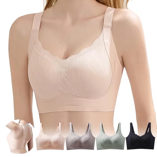 シームレスブラ 垂れ乳防止【安定感UP・強いサポート力】脇高設計 揺れない 締め付け感ない 盛れ寄せ 垂れ乳防止に効果
