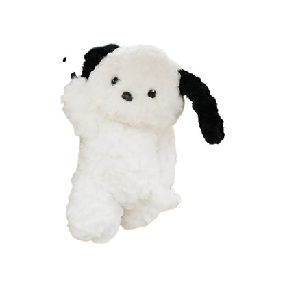 車用ティッシュケース ぬいぐるみデザイン 漫画風可愛い フワフワ素材/多機能収納ポケット付き 吊り下げ＆シートバック両用