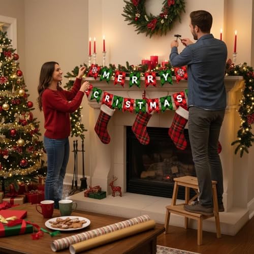 クリスマス 飾り 3種類セット ガーランド Merry Christmas 飾り付け フェルト バナー クリスマス パーティー 部屋 装飾 壁飾り