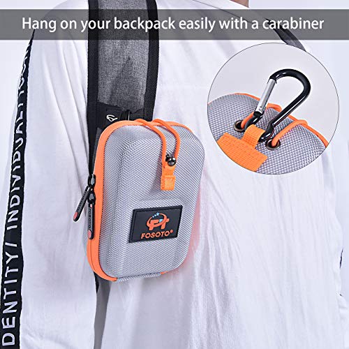 ハードケース カメラバッグ 専用保護収納バッグfor RICOH GRIII OLYMPUS E-PL9 TG-6 Canon Sony Panasonicなどに対応 Nikon/pin-Eagleゴルフ用 レーザー距離計用ケース