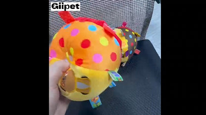 犬用おもちゃ サーカスボール 様々な遊び方 変形可能 かわいい サーカス マジックリング ぬいぐるみ 音の出るおもちゃのボール 運動不足・ストレス解消