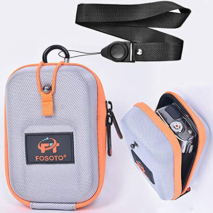 ハードケース カメラバッグ 専用保護収納バッグfor RICOH GRIII OLYMPUS E-PL9 TG-6 Canon Sony Panasonicなどに対応 Nikon/pin-Eagleゴルフ用 レーザー距離計用ケース