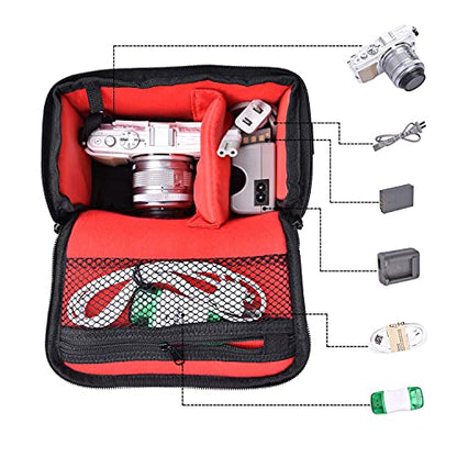 一眼レフカメラバッグ ミラーレスカメラ デジカメ一眼レフカメラケース アウトドア Sサイズ ナイロン素材防水