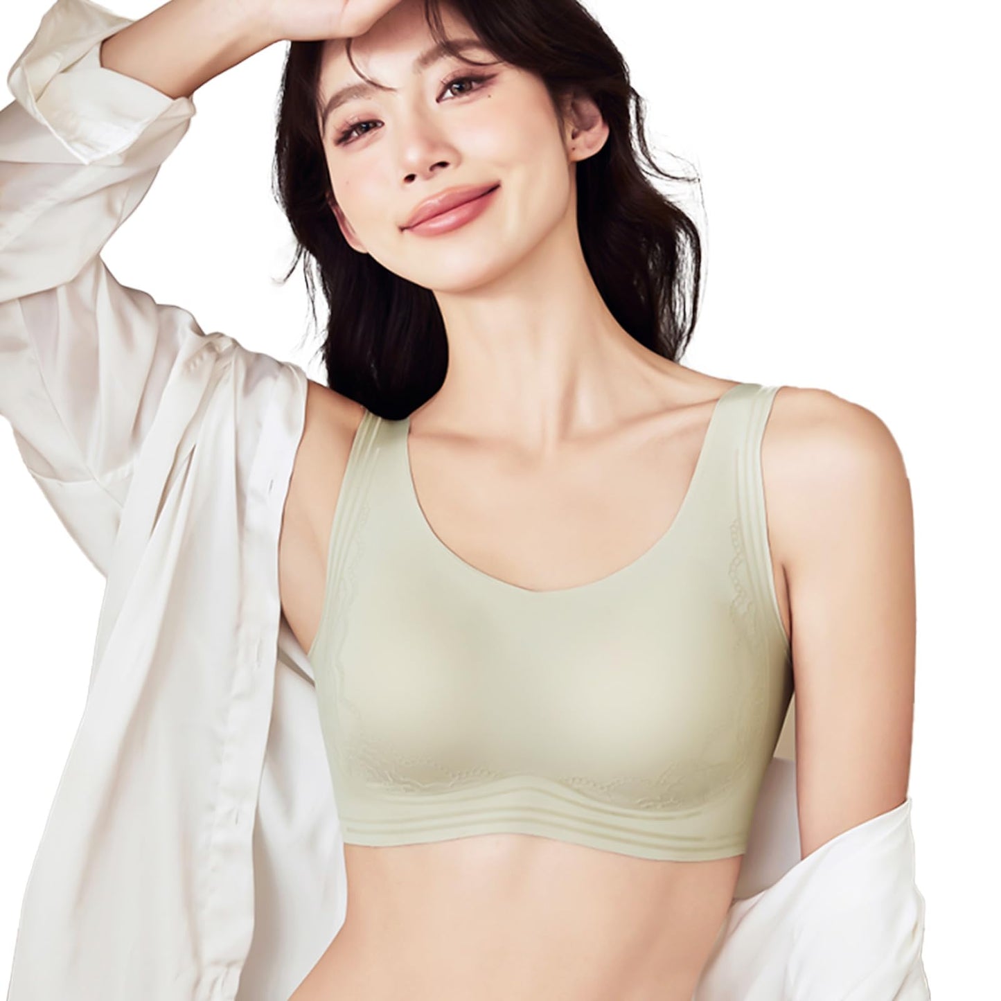 ブラジャー ナイトブラ 昼兼用  3Dカップ ノンワイヤーブラ 美乳 通気性 脇高設計 副乳を収めて 安定感