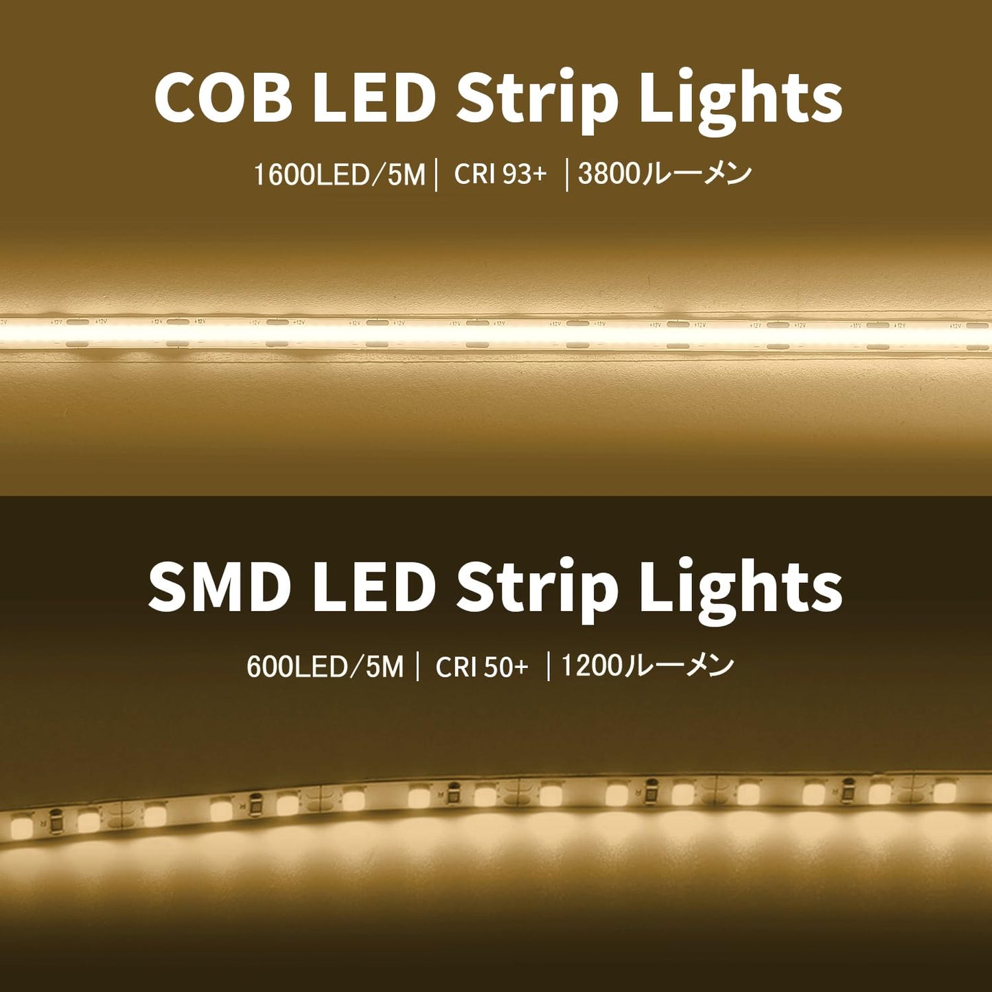 ledテープライト 10m 24V ブルー CRI93+ 高輝度 テープライト 間接照明 切断可能 取付簡単 非防水 寝室/お部屋/インドア/アウトドア 飾り DIY