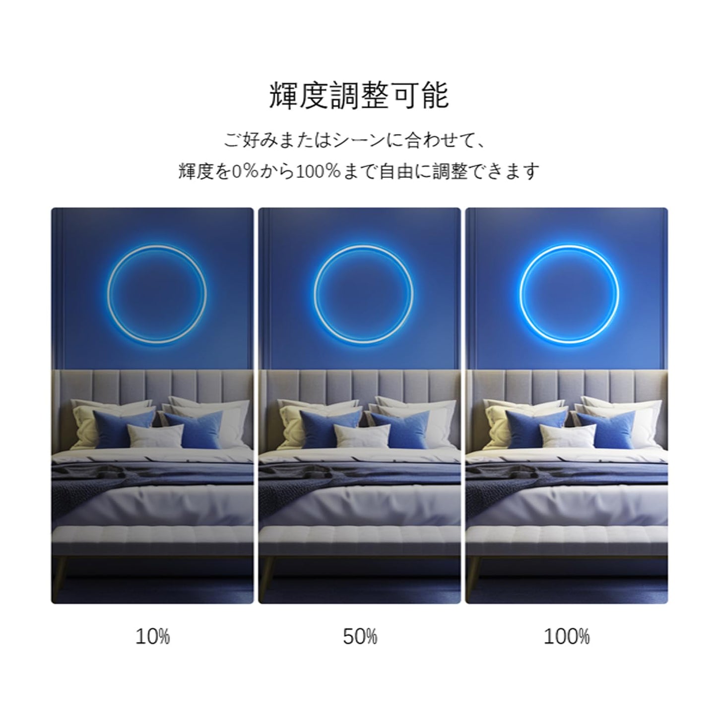 ledテープライト 5m 12v テープライト 昼光色 ledテープ 高輝度 CRI93+ 幅8mm 両面テープ 間接照明 切断可能 320LEDs/m