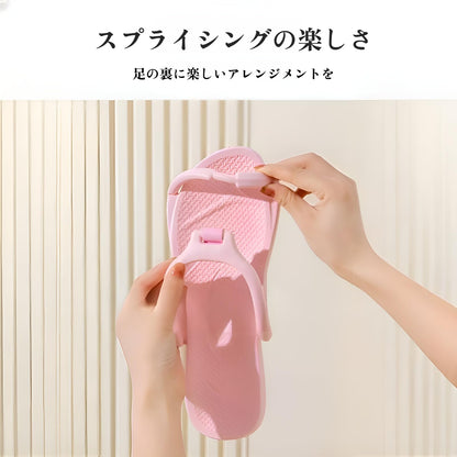 折りたたみサンダル 旅行用 防滑設計 メンズ/レディース兼用 超軽量 コンパクト収納 浴室/ビーチ/出張対応 非発泡素材