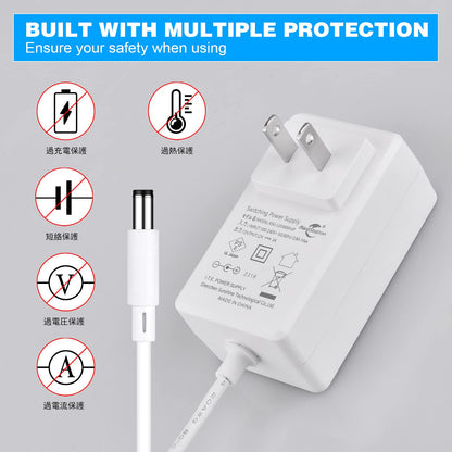 ACアダプター 12v 3A DC 入力電圧AC100-240V 最大出力36W センタープラス 外径5.5mm×内径2.1mm 保護機能付き スイッチング式 電源