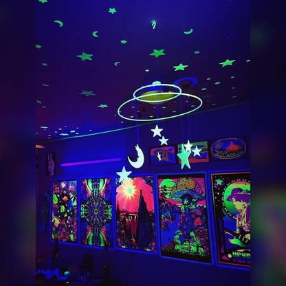 ブラックライト 紫外線 USB式 DC5V 切断可能 2m 60LEDs/m SMD5050 LEDテープライト ボディペイント パーティー ハロウィン 飾り UVライト 395~415nm【非防水】