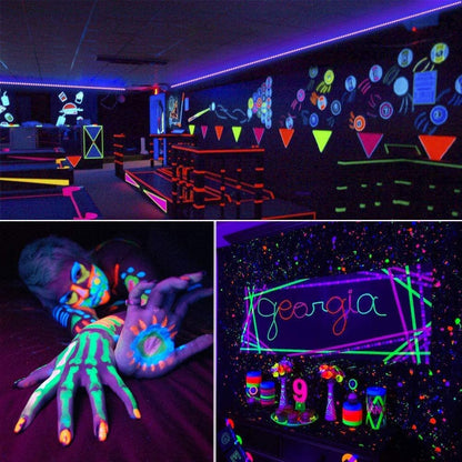 ブラックライト 紫外線 USB式 DC5V 切断可能 2m 60LEDs/m SMD5050 LEDテープライト ボディペイント パーティー ハロウィン 飾り UVライト 395~415nm【非防水】