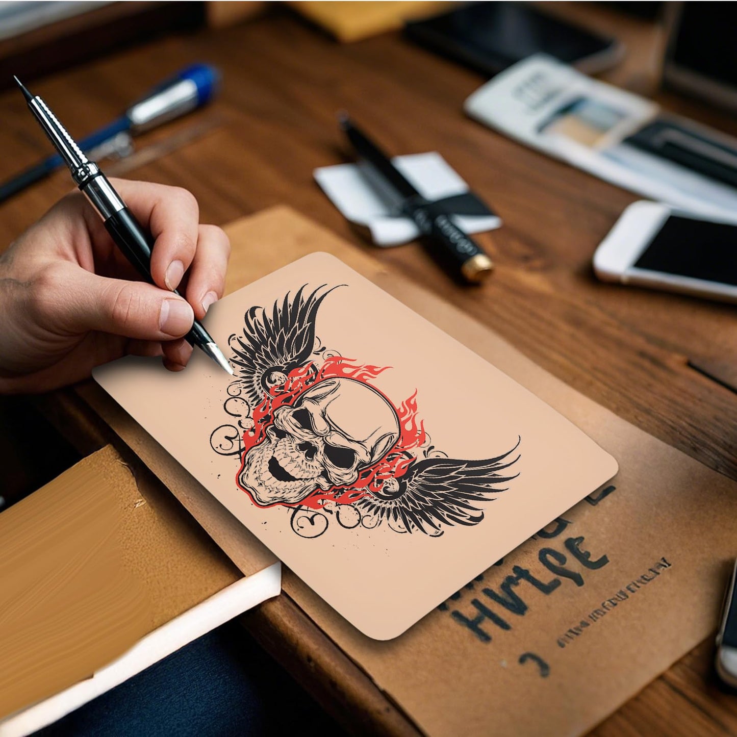 20ピース タトゥー練習用スキン 長さ20cm 幅15cm 厚さ3mm 厚手タトゥースキン練習キット 両面フェイクスキン 初心者 タトゥー タトゥー 練習用