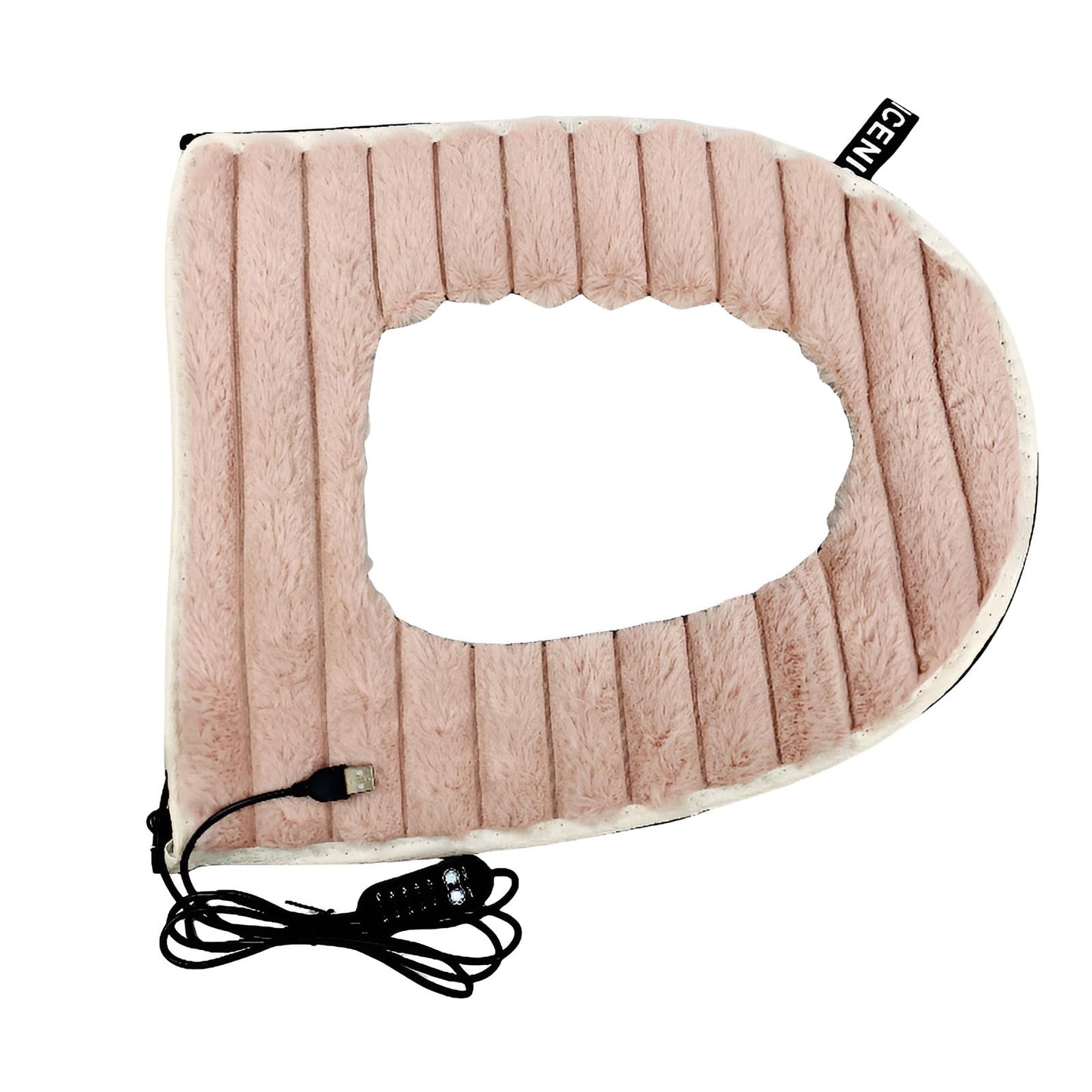 電熱便座カバー USB便座カバー 5段温度調節 43x37cm標準サイズ 洗濯可能 取手付き スマートタイマー 省エネ設計 ふわふわで 暖かい