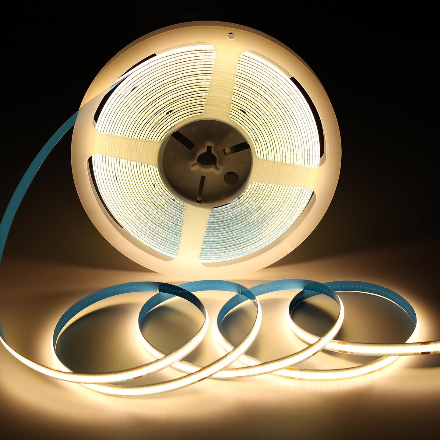 ledテープライト COB 高密度 usb給電 2m テープ照明 10段階調光 320LEDs/m カット可能 両面テープ設置 高輝度 テープライト ブルー