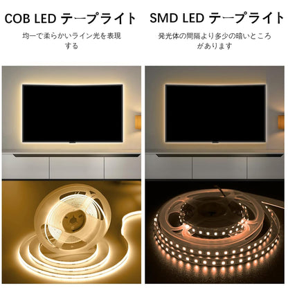 ledテープライト 10m 24V ブルー CRI93+ 高輝度 テープライト 間接照明 切断可能 取付簡単 非防水 寝室/お部屋/インドア/アウトドア 飾り DIY