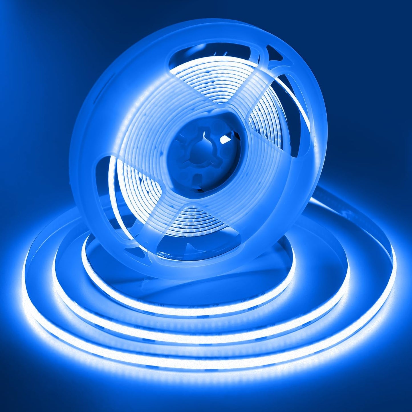 ledテープライト COB 高密度 usb給電 2m テープ照明 10段階調光 320LEDs/m カット可能 両面テープ設置 高輝度 テープライト ブルー