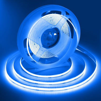ledテープライト COB 高密度 usb給電 2m テープ照明 10段階調光 320LEDs/m カット可能 両面テープ設置 高輝度 テープライト ブルー