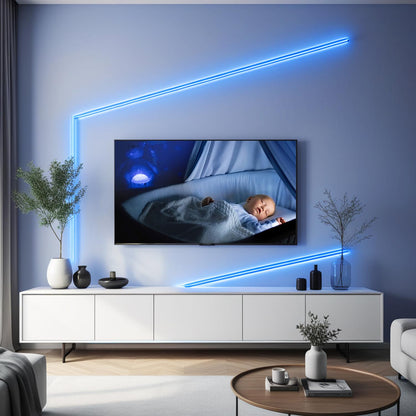 ledテープライト 5m 12v テープライト 昼光色 ledテープ 高輝度 CRI93+ 幅8mm 両面テープ 間接照明 切断可能 320LEDs/m