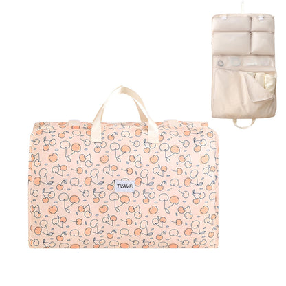 7イン1多機能旅行収納バッグ トラベルポーチ 吊り下げ 旅行 ポーチ 大開口設計 可視メッシュ+分類アイコン付き 210Dポリエステル製