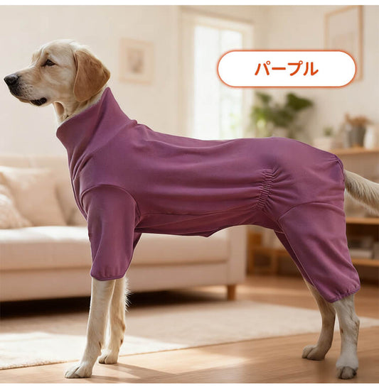 犬のパジャマ ロンパース つなぎ 秋冬 イタグレ服 吸湿 発熱 抗菌 防臭 厚手ドッグパジャマ ペット服ドッグウェア パーカー 犬用コスチューム 猫服 可愛い 洋服 柔らかい 防寒 保温 人気 着脱簡単