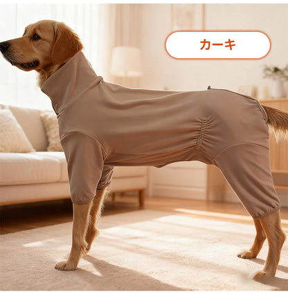 犬のパジャマ ロンパース つなぎ 秋冬 イタグレ服 吸湿 発熱 抗菌 防臭 厚手ドッグパジャマ ペット服ドッグウェア パーカー 犬用コスチューム 猫服 可愛い 洋服 柔らかい 防寒 保温 人気 着脱簡単
