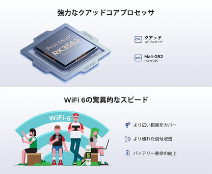 Android16 タブレット DOOGEE U10 セット版 タブレット 10インチ wi-fiモデル タブレット10インチ本体 タブレットandroid 16GB+128GB+1TB拡張 WidevineL1 2.0GHz CPU 5060mAh+Type-C充電+5GWiFi+BT5.0 保護ケース付き フィルム付き キーボード付き
